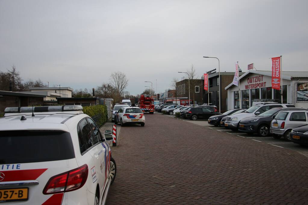 Brand bij Hekker interieurbouwbedrijf