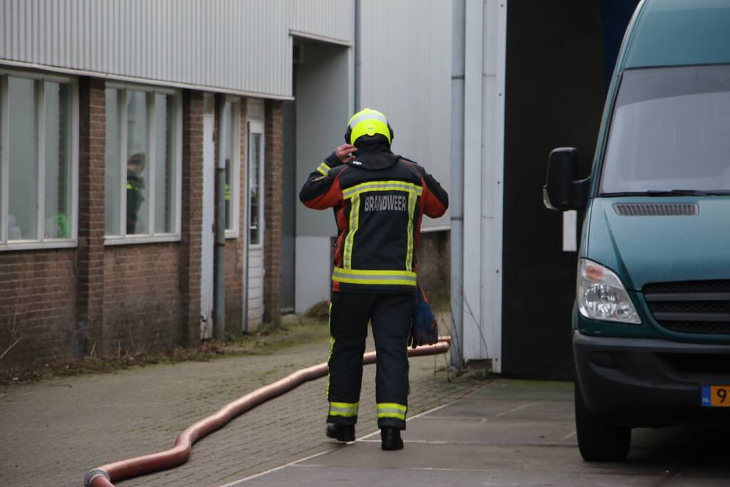 Brand bij Hekker interieurbouwbedrijf