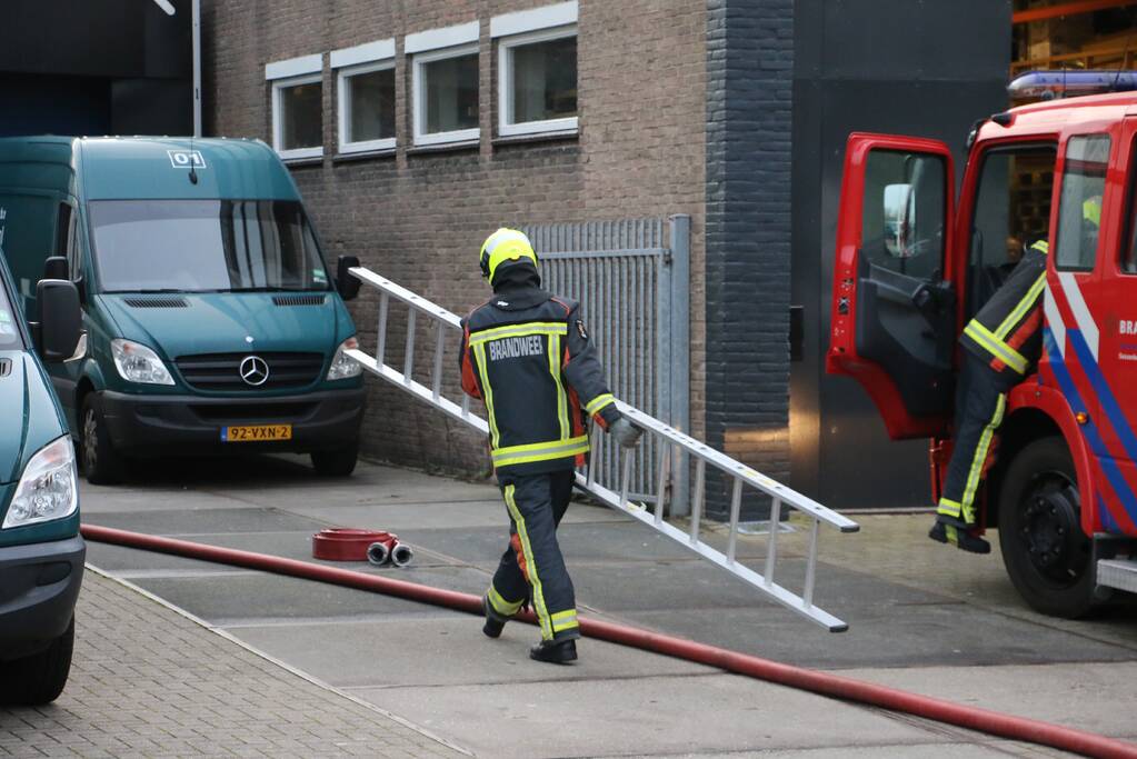 Brand bij Hekker interieurbouwbedrijf