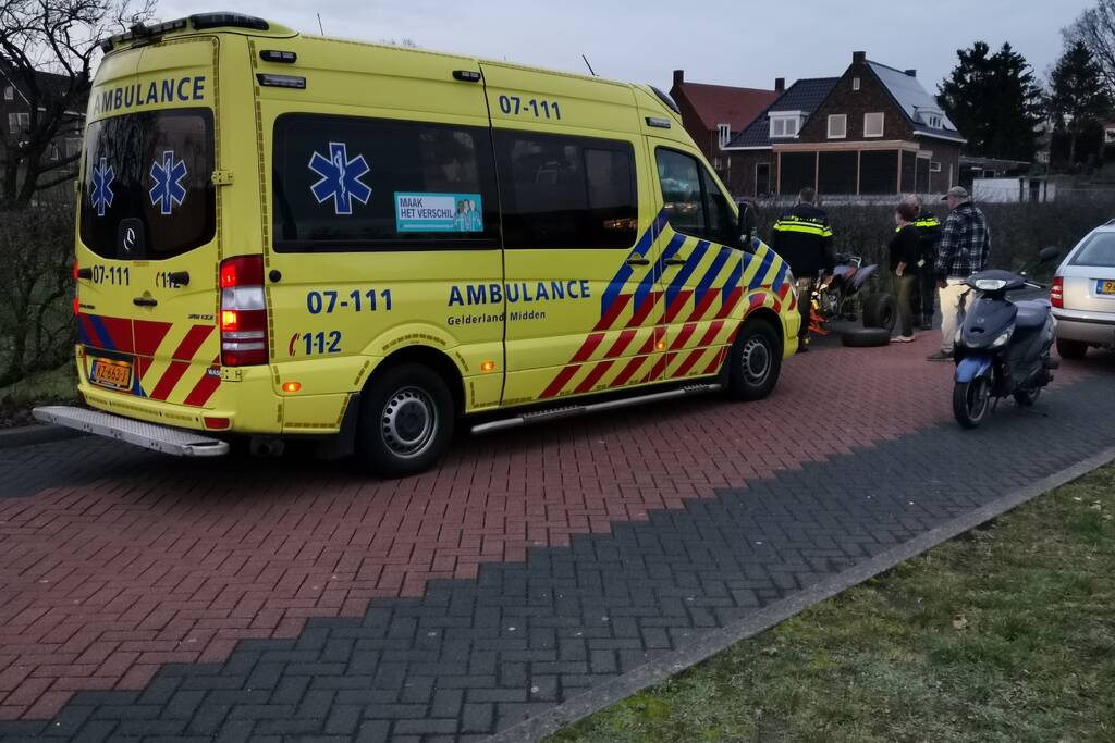 Bestuurder quad gewond na ongeval
