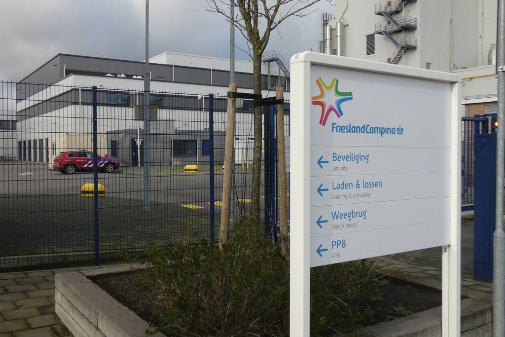 Lekkage gevaarlijke stoffen FrieslandCampina Domo