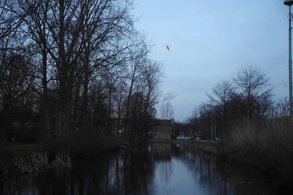 Traumahelikopter voor corona patiënt