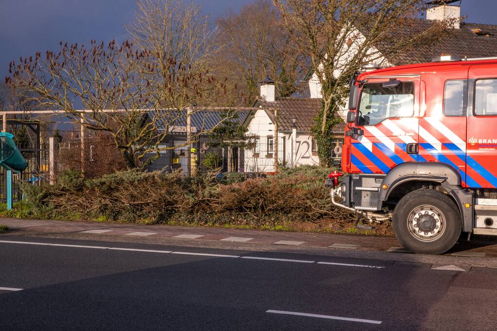 Brand op bovenverdieping vrijstaande woning