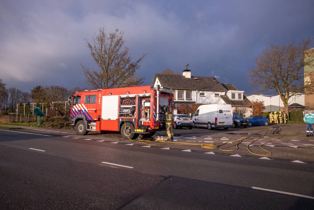 Brand op bovenverdieping vrijstaande woning