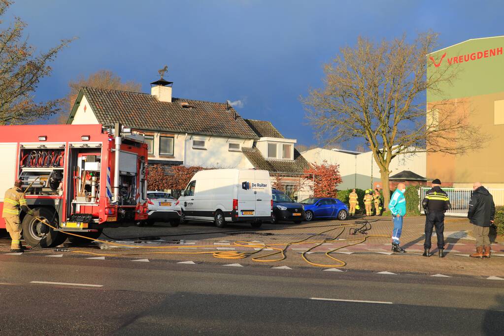 Brand op bovenverdieping vrijstaande woning