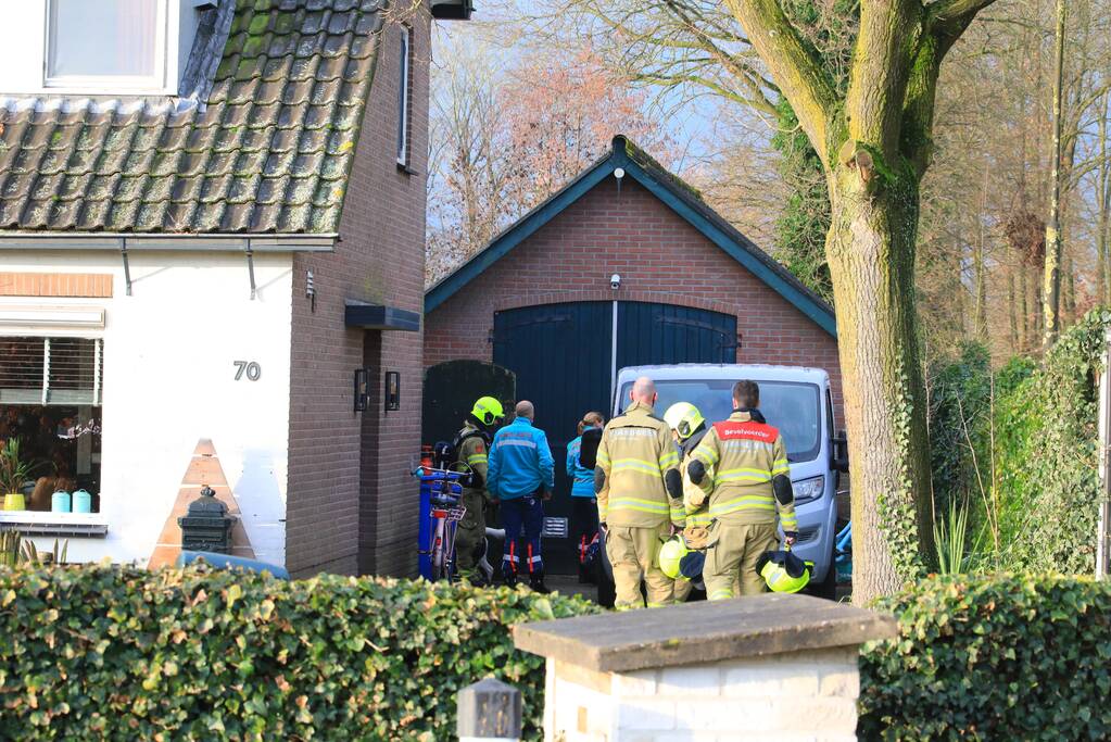 Brand op bovenverdieping vrijstaande woning