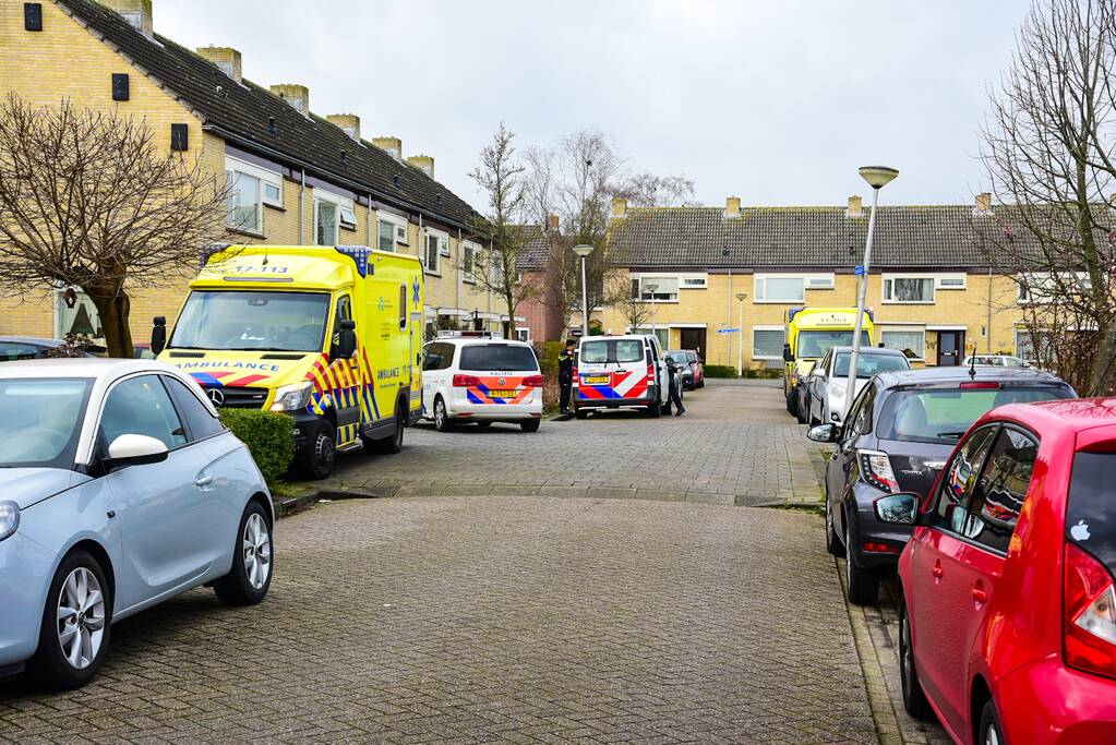Traumahelikopter landt voor incident in woning