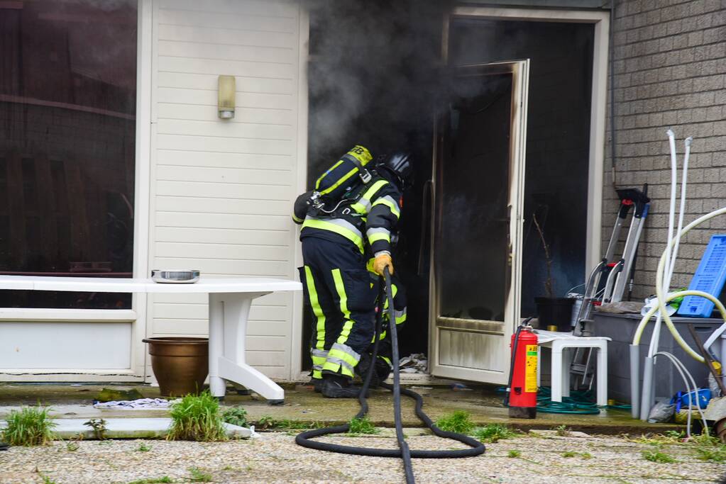 Woning verwoest door uitslaande brand
