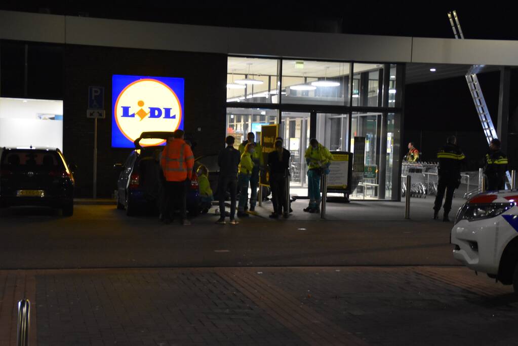 Vreemde lucht in Lidl-supermarkt