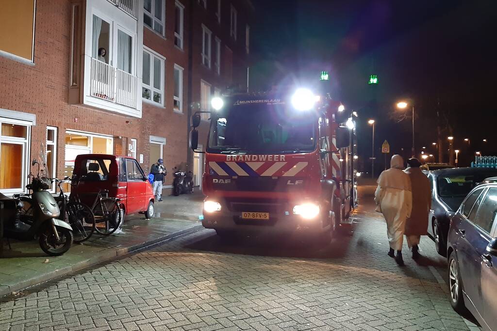 Brand in woning snel onder controle