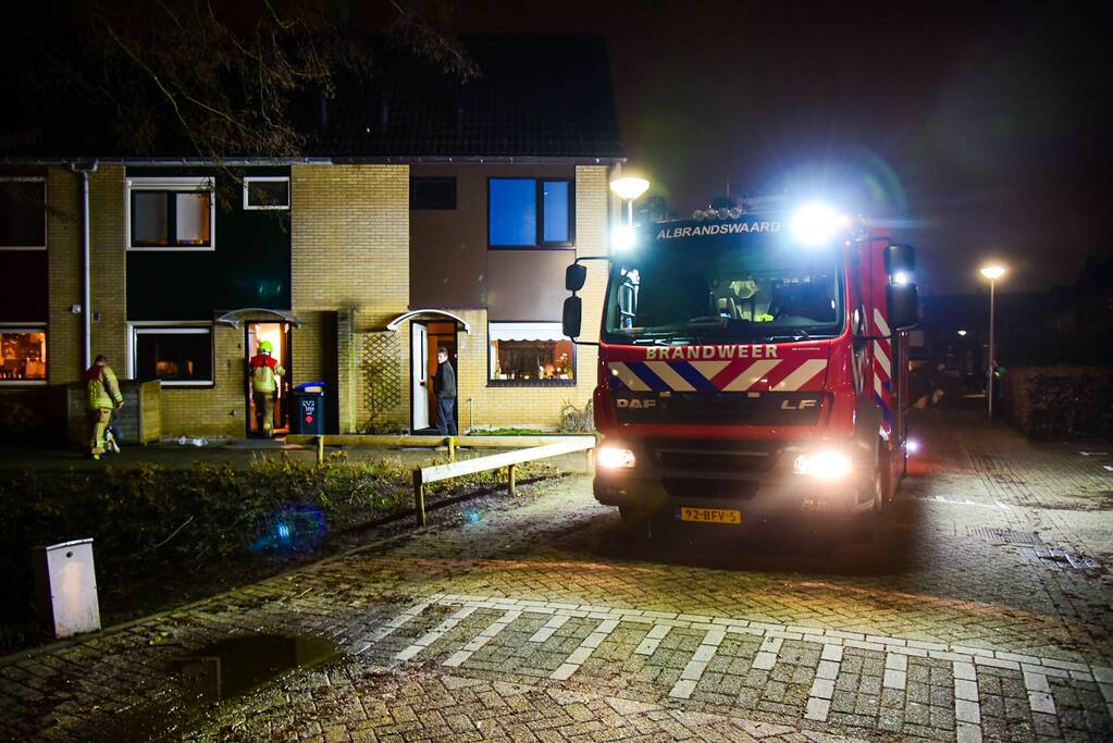 Brand in keuken snel gedoofd