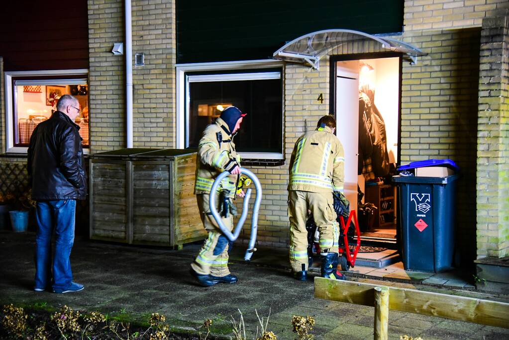 Brand in keuken snel gedoofd