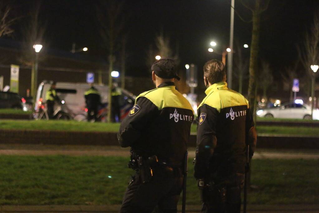 Demonstratie tegen avondklok in centrum