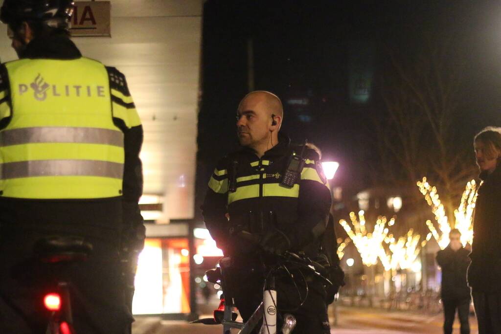 Demonstratie tegen avondklok in centrum