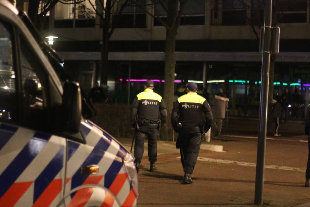 Demonstratie tegen avondklok in centrum