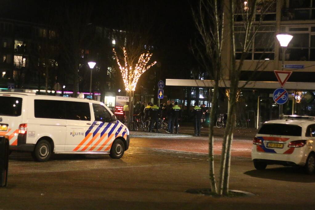 Demonstratie tegen avondklok in centrum