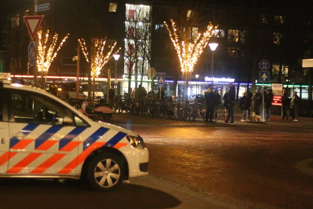 Demonstratie tegen avondklok in centrum