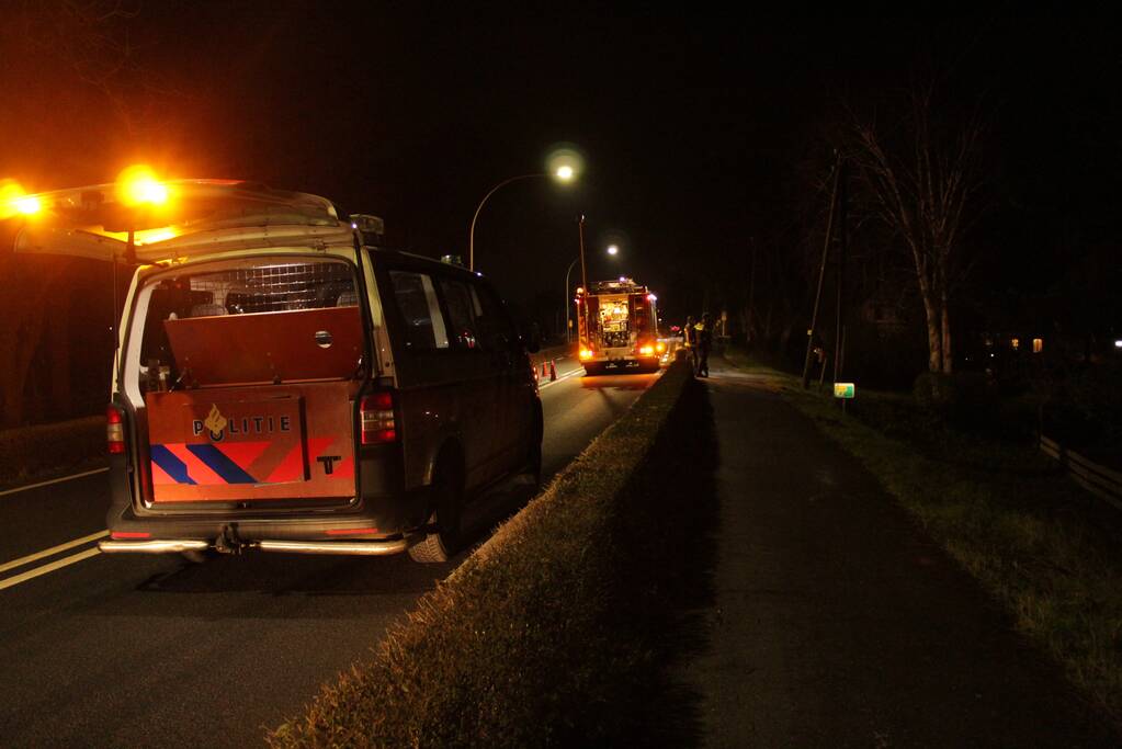 Veel rook bij brand in woning