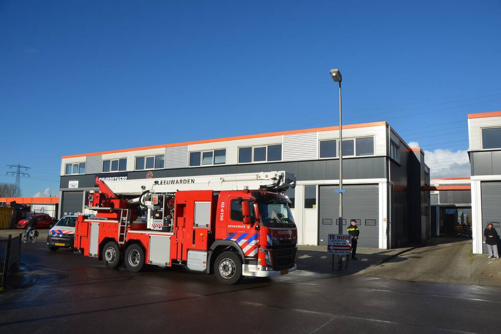 Brand in pand bedrijventerrein De Hemerik