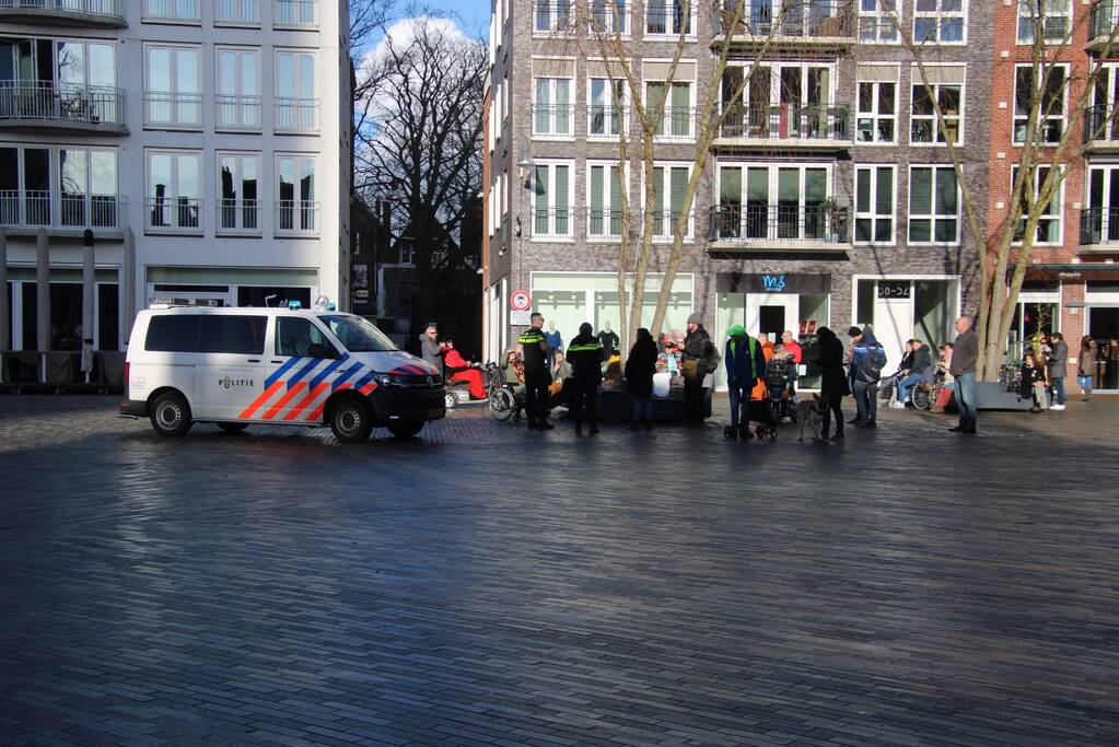 Politie maakt einde aan demonstratie