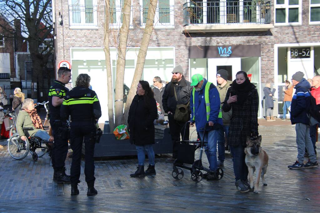Politie maakt einde aan demonstratie