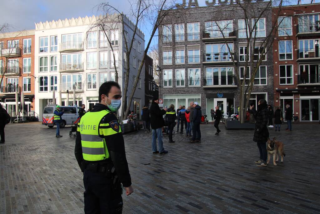 Politie maakt einde aan demonstratie