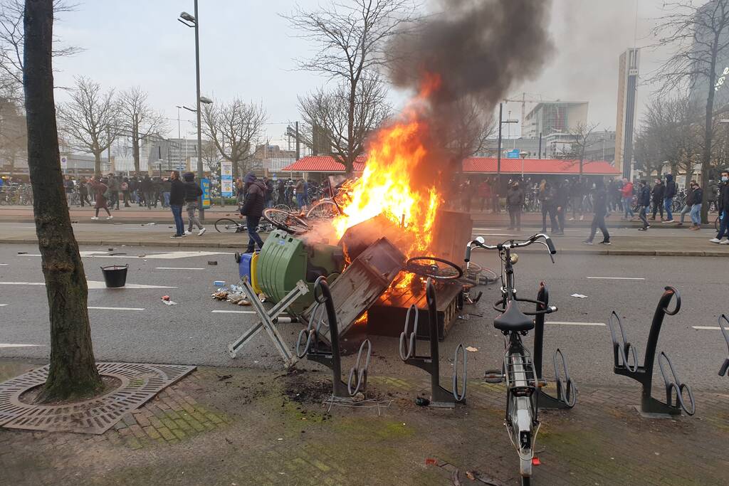 Demonstratie loopt uit de hand