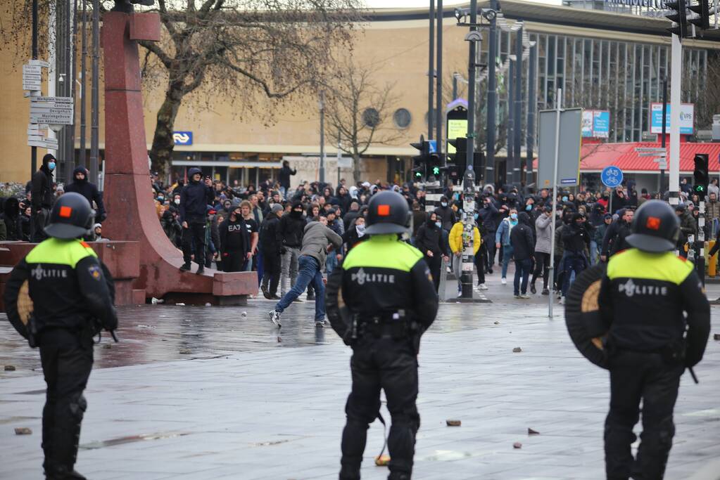 Demonstratie loopt uit de hand