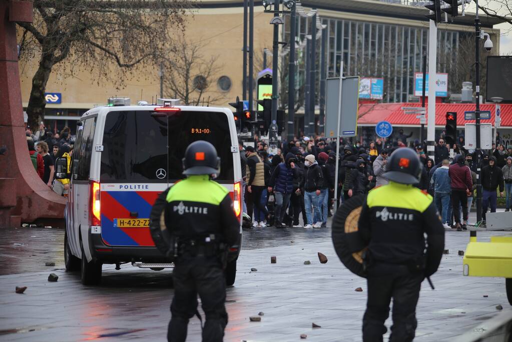 Demonstratie loopt uit de hand