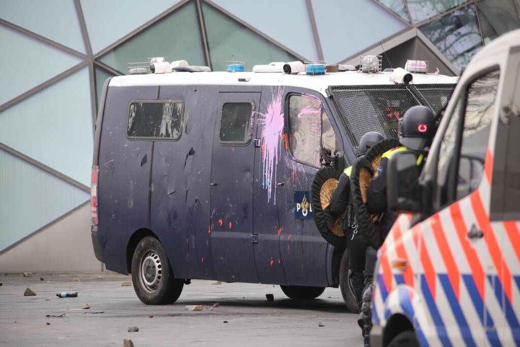 Demonstratie loopt uit de hand