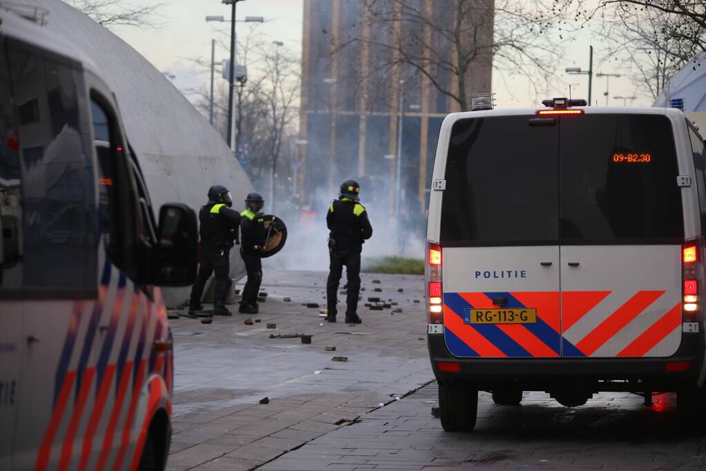 Demonstratie loopt uit de hand