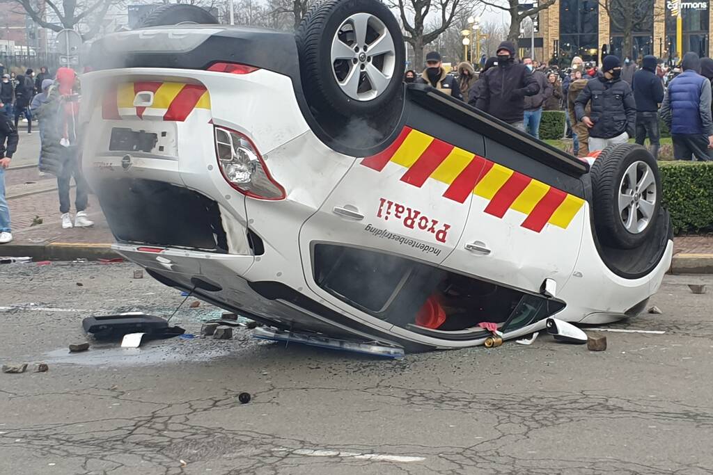 Demonstratie loopt uit de hand