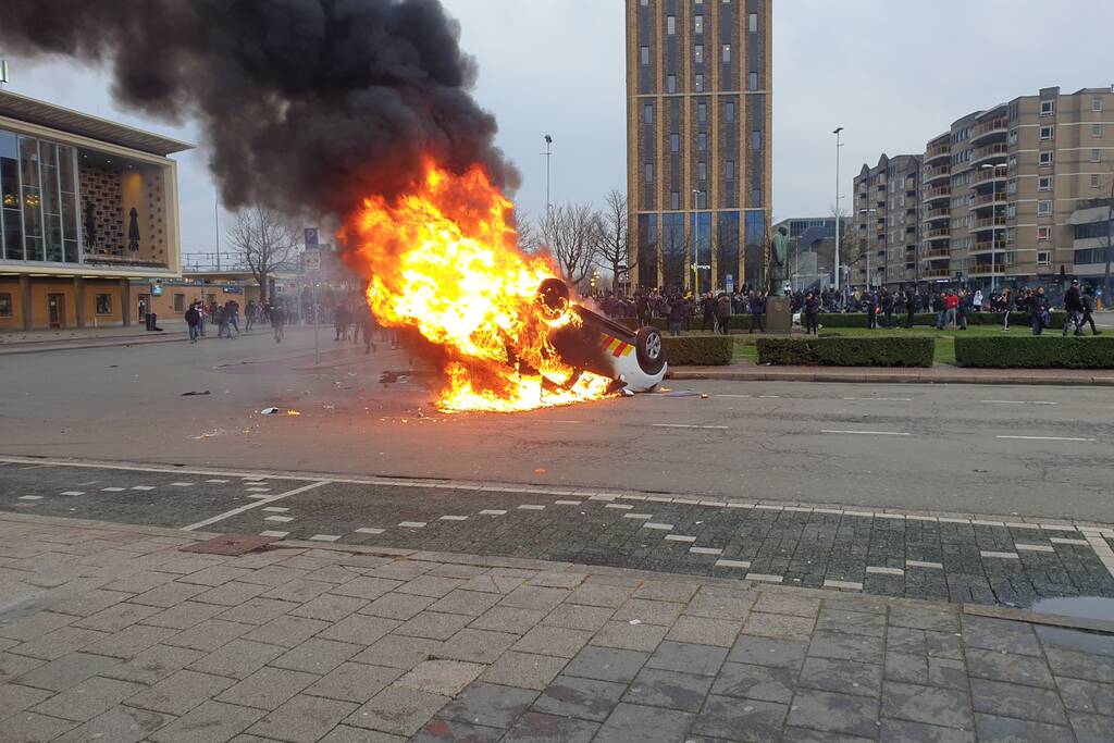 Demonstratie loopt uit de hand