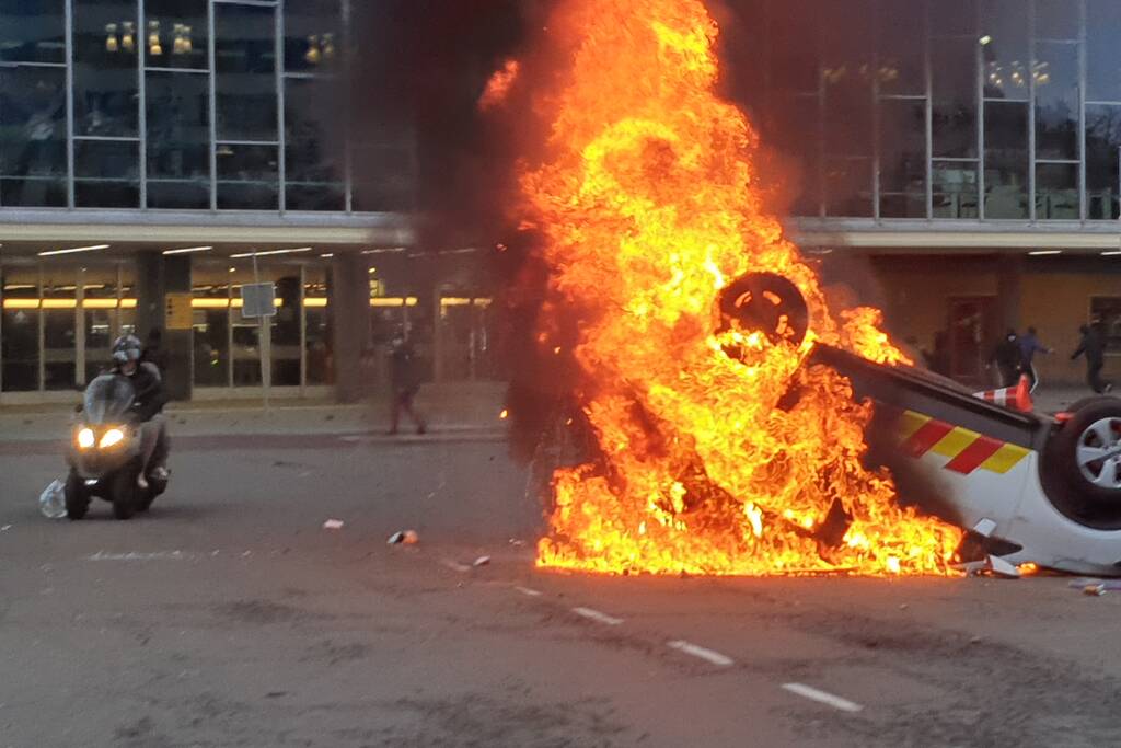 Demonstratie loopt uit de hand