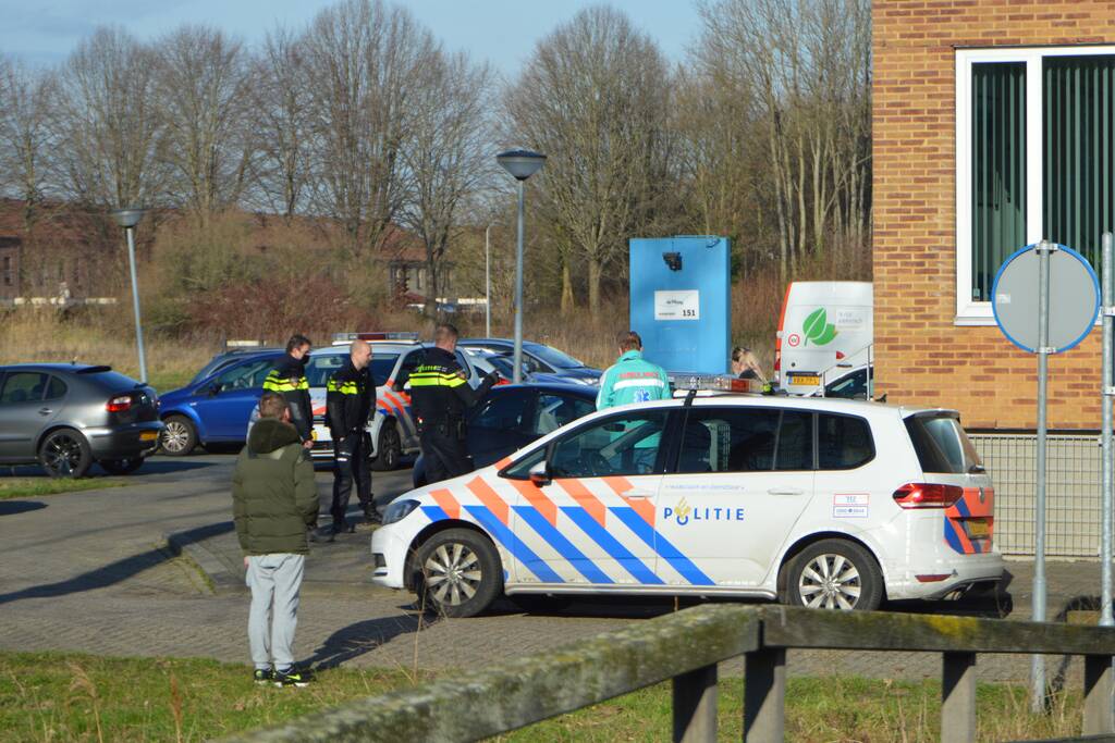 Fietser in botsing met personenauto