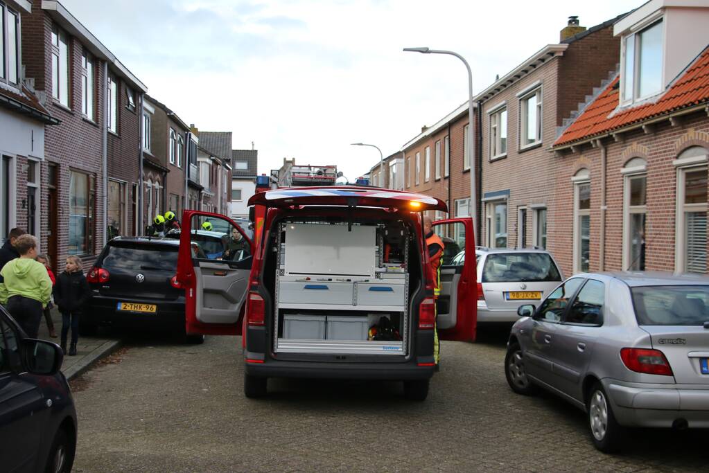 Onderzoekk naar gaslucht in woning