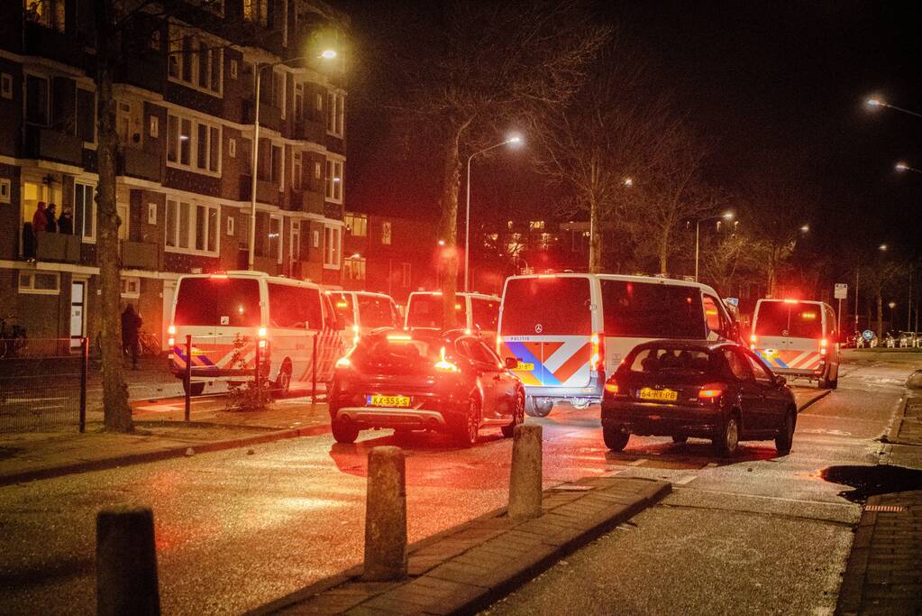 Branden gesticht bij ongeregeldheden