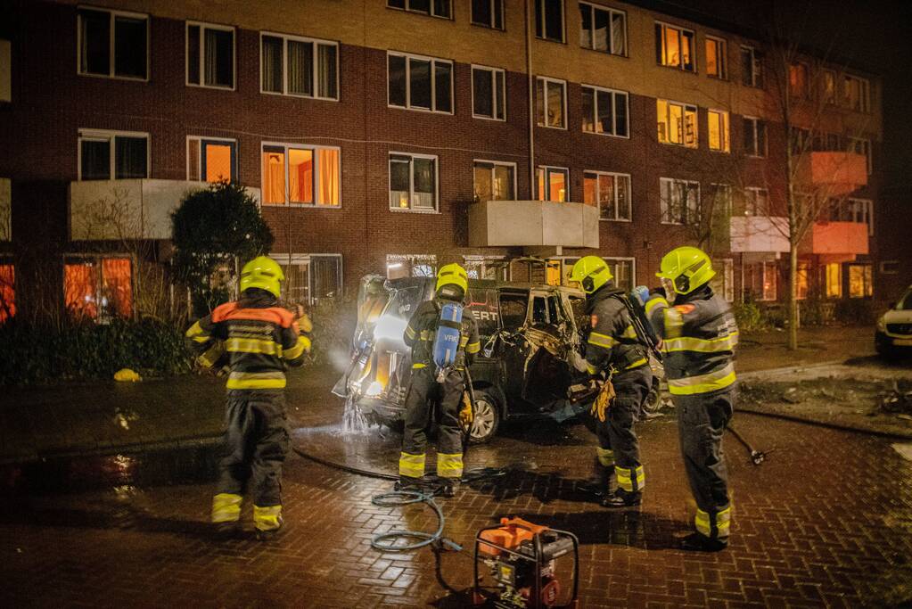 Branden gesticht bij ongeregeldheden