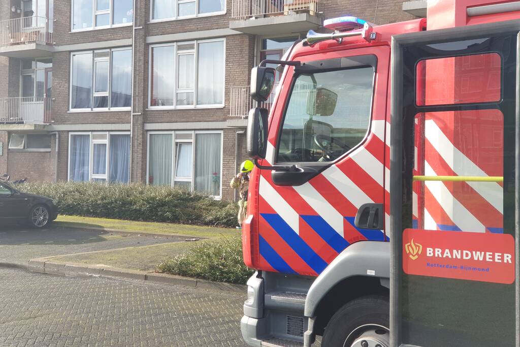 Brand in keuken snel geblust