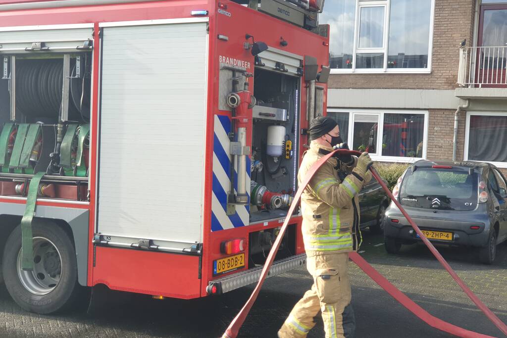 Brand in keuken snel geblust