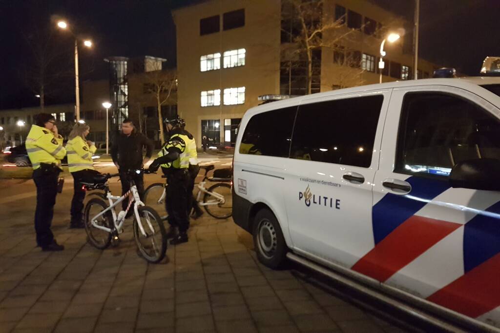 Veel politie op de been bij de Stier