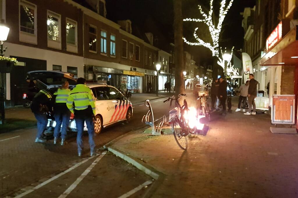 Veel politie op de been bij de Stier
