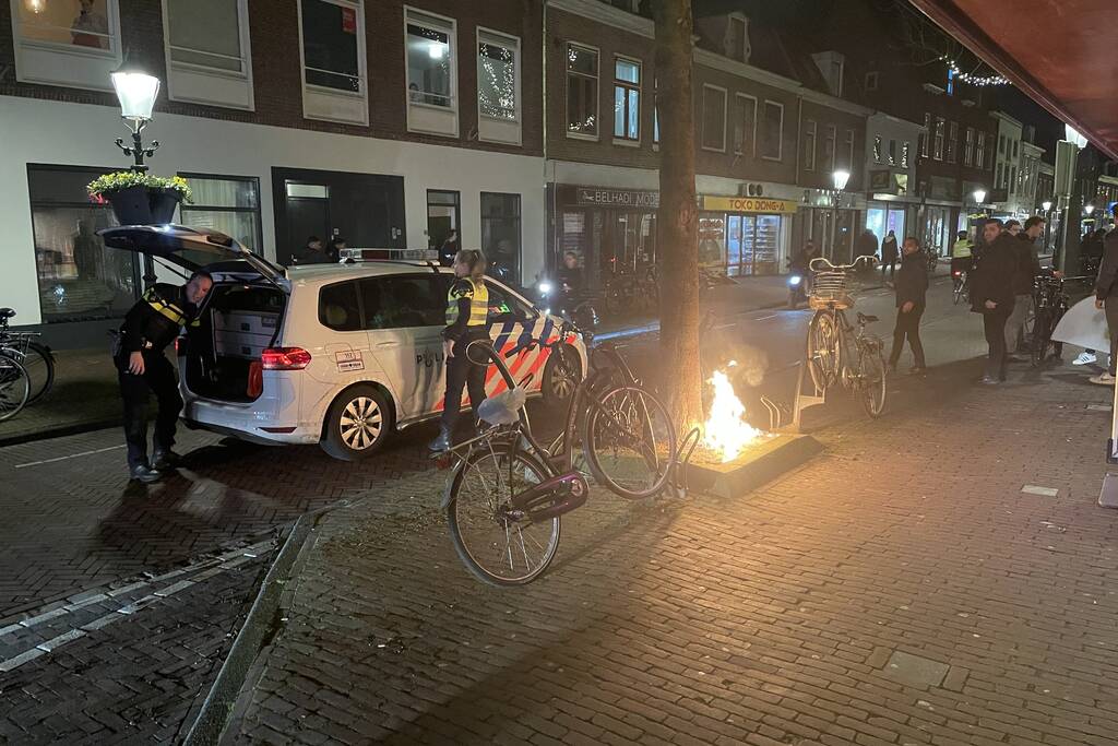 Veel politie op de been bij de Stier