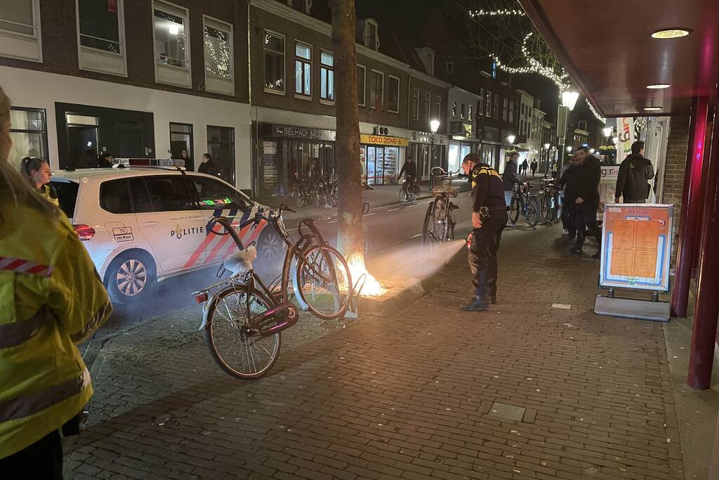 Veel politie op de been bij de Stier