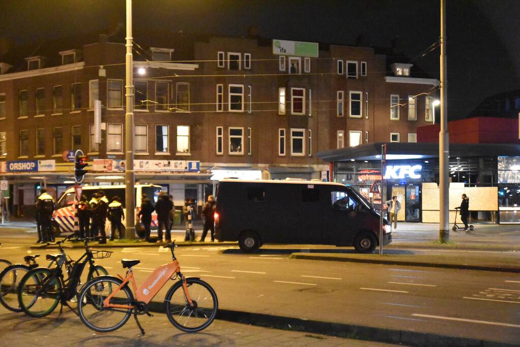 Veel ME op straat na ernstige rellen