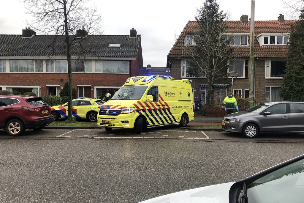 Persoon gewond door koolmonoxide
