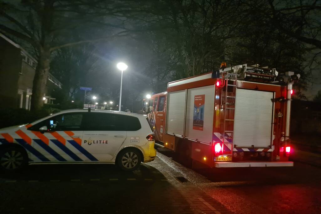 Persoon gewond na vermoedelijke brand