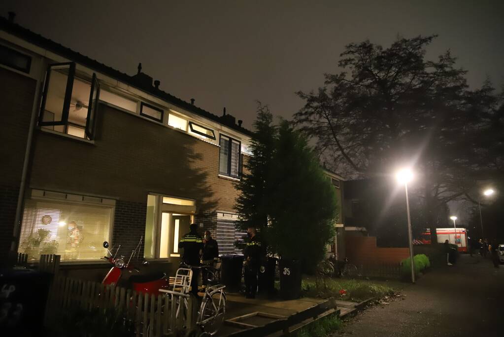 Persoon gewond na vermoedelijke brand