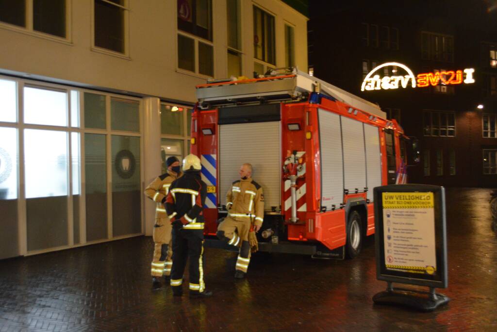 Onderzoek naar vermoedelijke brand in supermarkt
