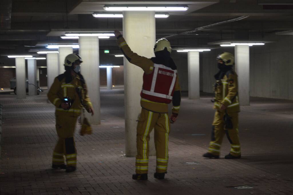 Onderzoek naar vermoedelijke brand in supermarkt